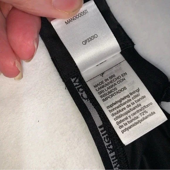 Calvin Klein Wirefree Bra Women Large Black NEW Lightly Lined Logo QP3301O-001 - Picture 10 of 10